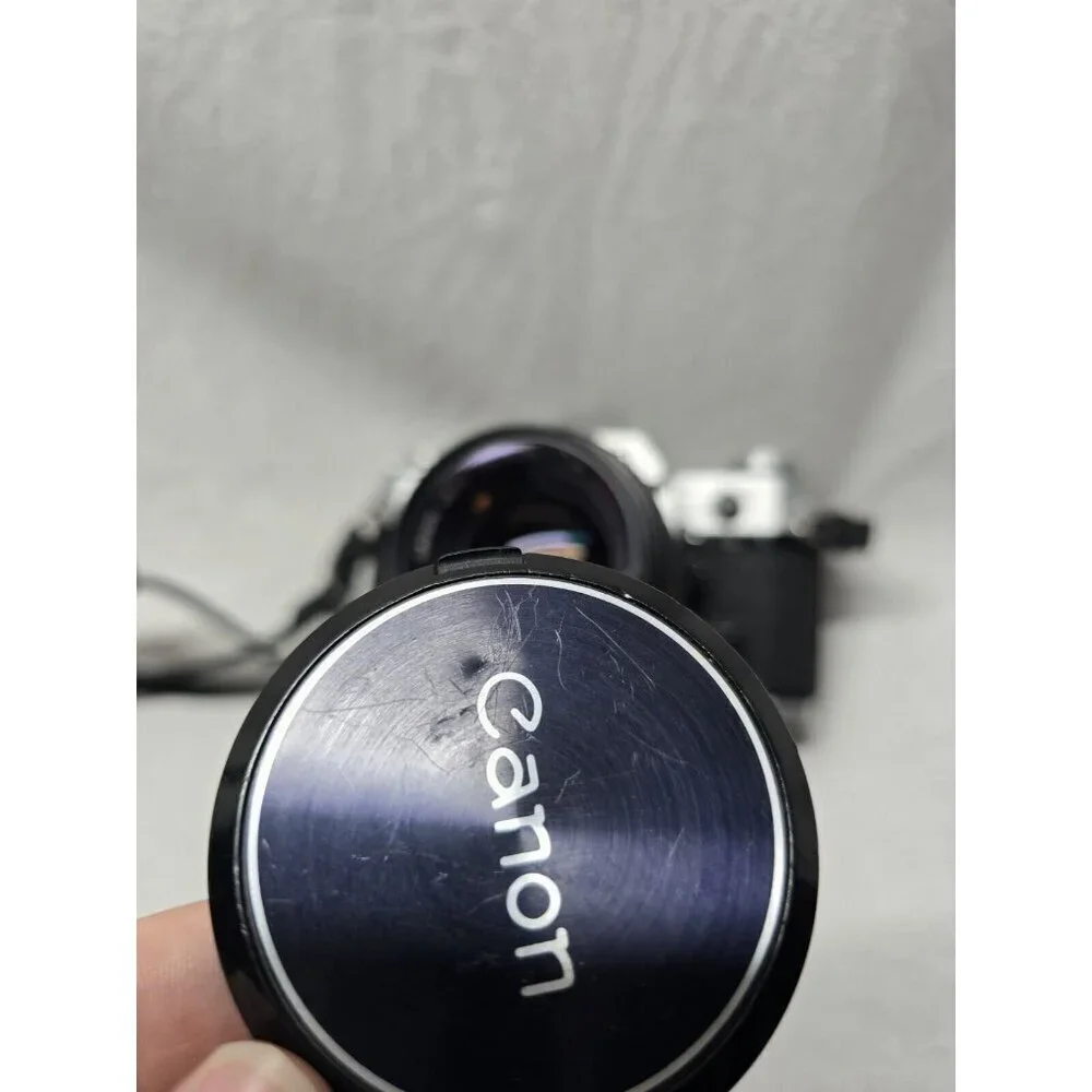 Canon AE-1 35mm Film Camera Canon 50mm Lens- NOT TESTED - Picture 6 of 16